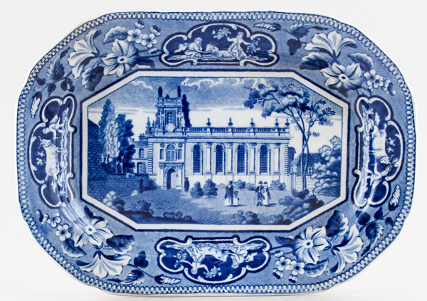 Platter small Trinity College Oxford c1825